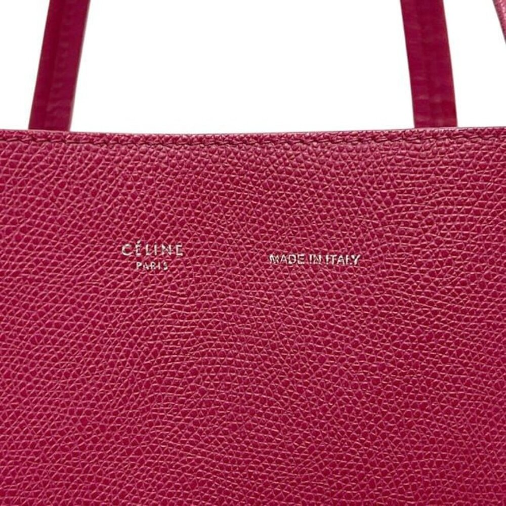 Celine Tote Cabas Phantom Small Pink Large Leather - Picture 7 of 10